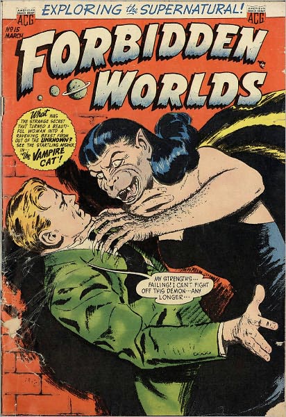 Forbidden Worlds Number 15 Horror Comic Book