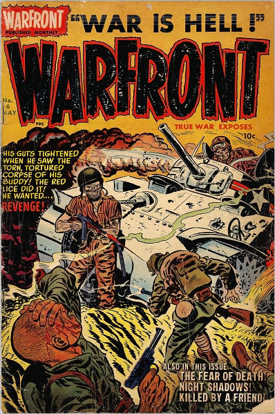 Warfront Number 6 War Comic Book