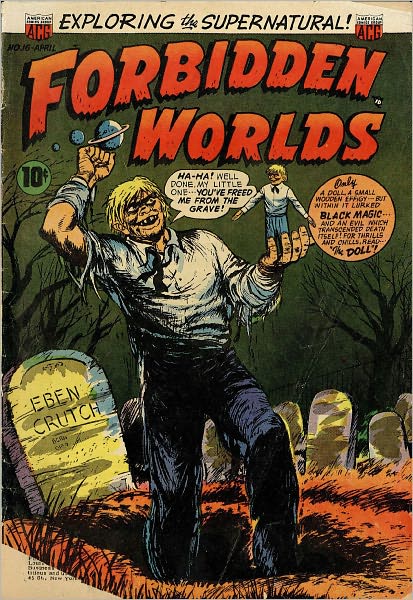 Forbidden Worlds Number 16 Horror Comic Book