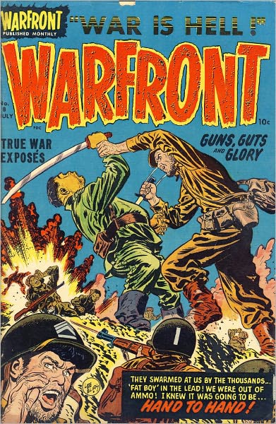 Warfront Number 8 War Comic Book