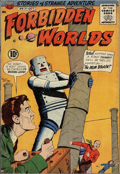 Forbidden Worlds Number 71 Horror Comic Book