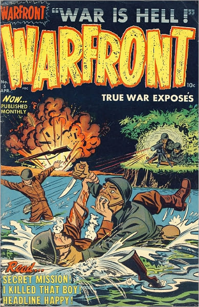 Warfront Number 5 War Comic Book