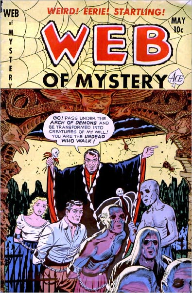 Web Of Mystery Number 9 Horror Comic Book
