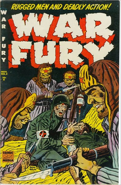 War Fury Number 2 War Comic Book