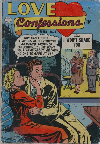 Love Confessions Number 32 Love Comic Book