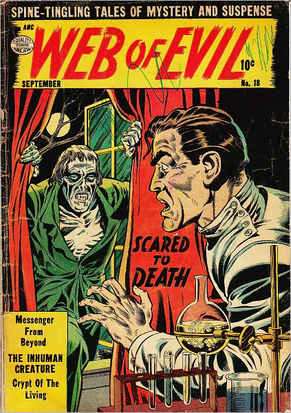 Web Of Evil Number 18 Horror Comic Book