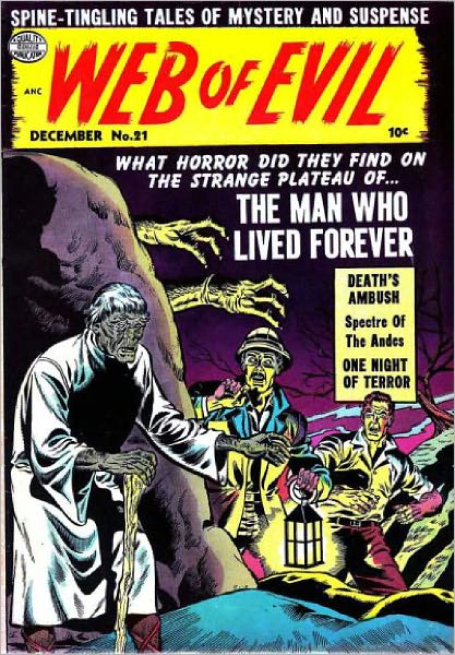 Web Of Evil Number 21 Horror Comic Book