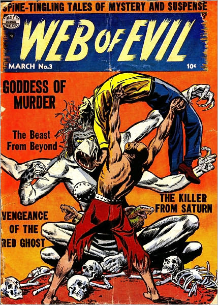 Web of Evil Number 3 Horror Comic Book