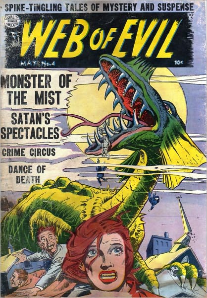 Web Of Evil Number 4 Horror Comic Book