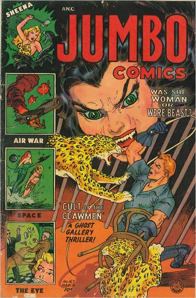 Jumbo Comics Number 167 Action Comic Book