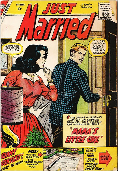 Just Married Number 10 Love Comic Book