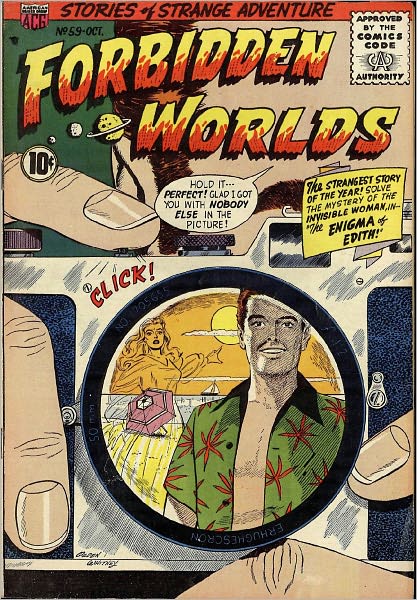 Forbidden Worlds Number 59 Horror Comic Book