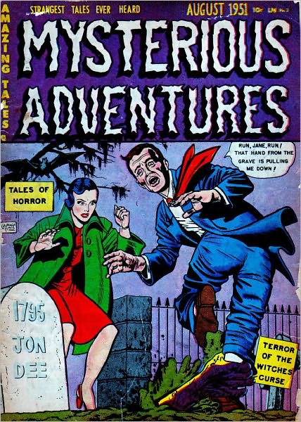 Mysterious Adventures Number 3 Horror Comic Book