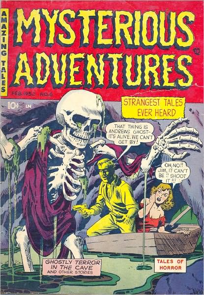 Mysterious Adventures Number 6 Horror Comic Book