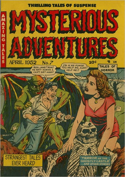 Mysterious Adventures Number 7 Horror Comic Book