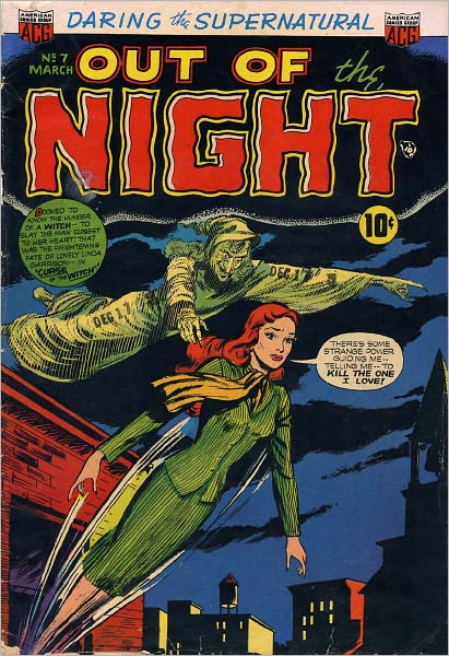 Out of the Night Number 7 Horror Comic Book