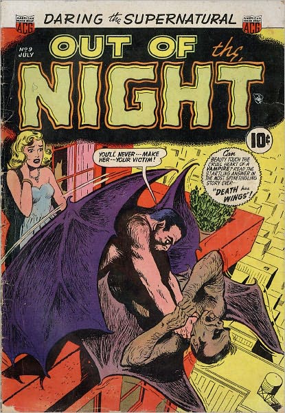 Out of the Night Number 9 Horror Comic Book