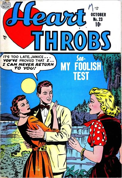 Heart Throbs Number 23 Love Comic Book