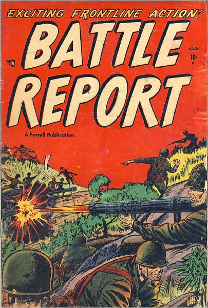 Battle Report Number 1 War Comic Book