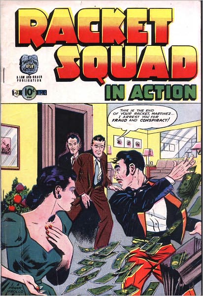 Racket Squad Number 4 Crime Comic Book