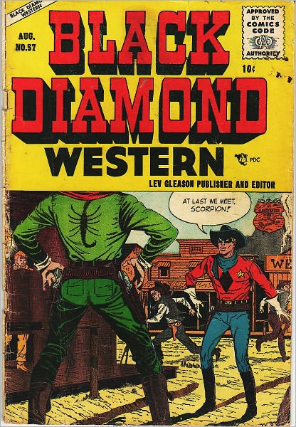 Black Diamond Western Number 57 Western Comic Book
