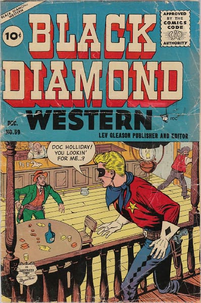 Black Diamond Western Number 59 Western Comic Book