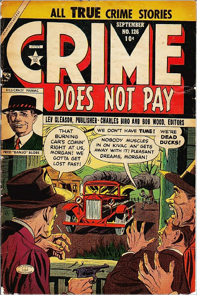 Crime Does Not Pay Number 126 Crime Comic Book
