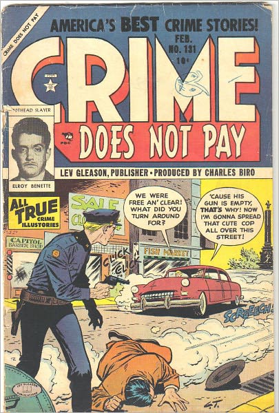 Crime Does Not Pay Number 131 Crime Comic Book