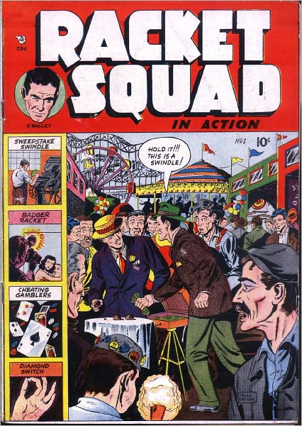 Racket Squad Number 1 Crime Comic Book