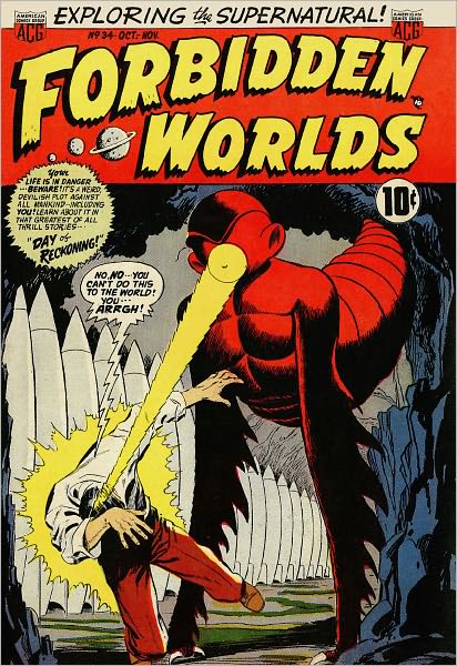 Forbidden Worlds Number 34 Horror Comic Book