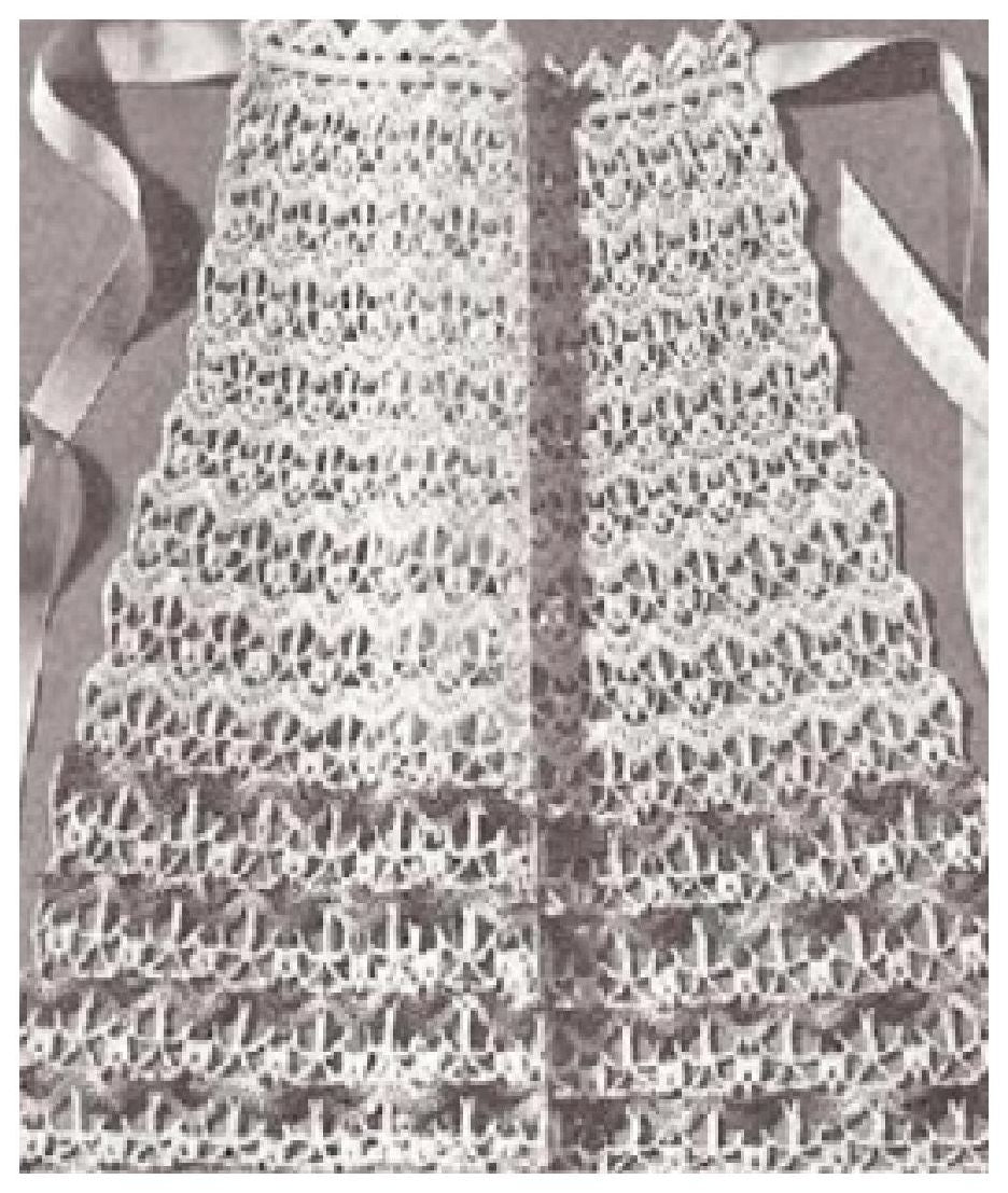 PATTERN #0540 APRON VINTAGE CROCHET