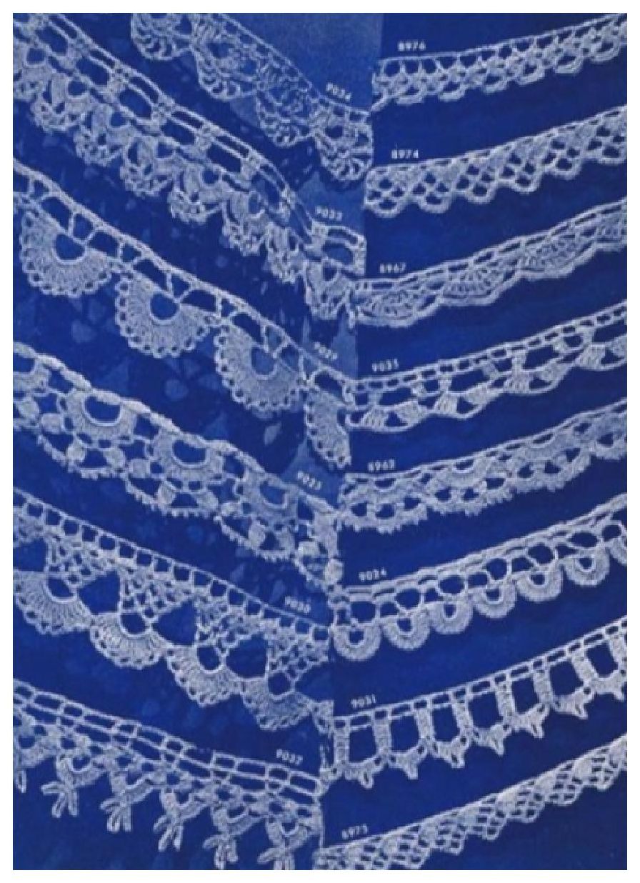 PATTERN #0545 LACY EDGES VINTAGE CROCHET