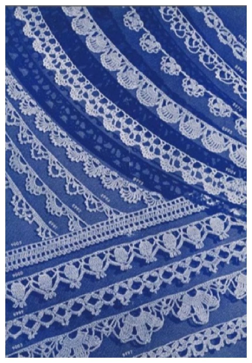 PATTERN #0547 LACY EDGES VINTAGE CROCHET