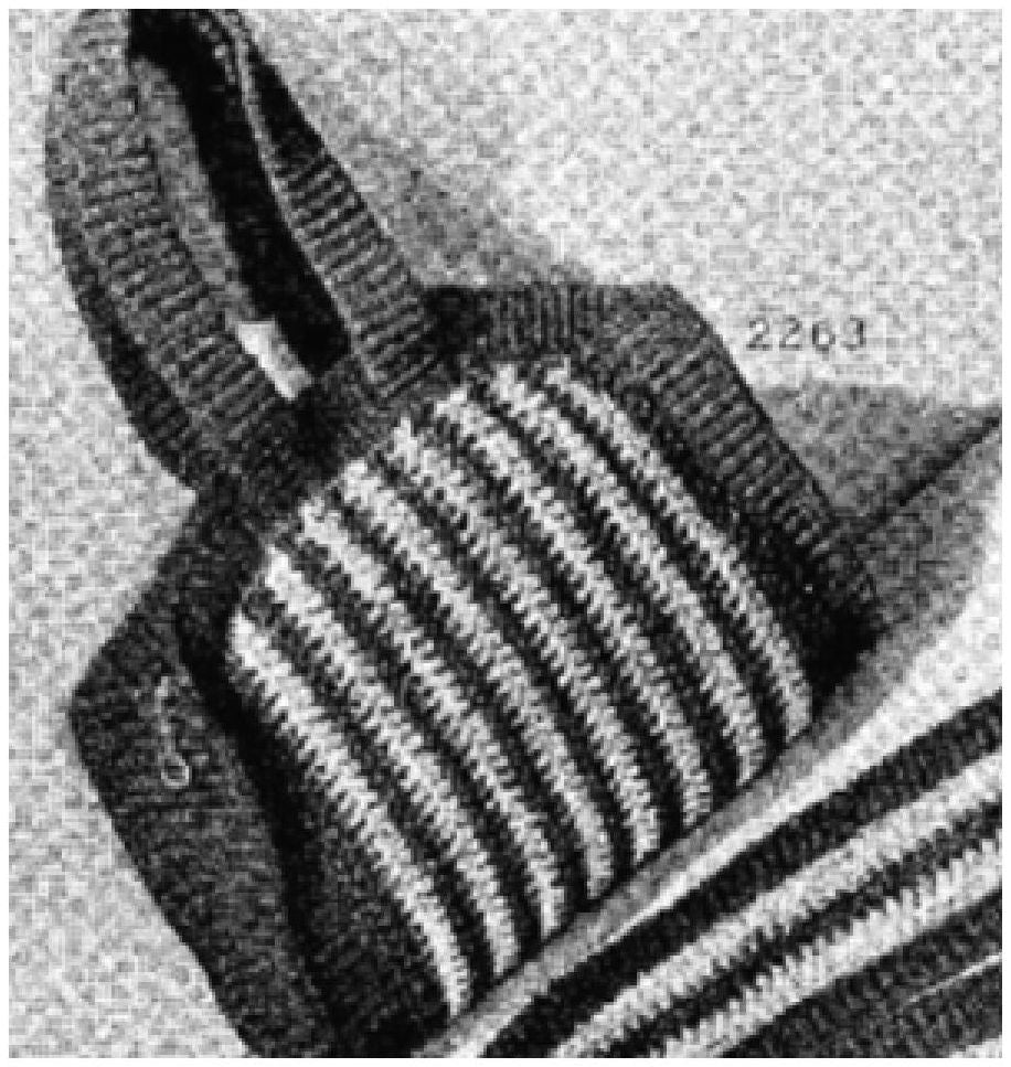 PATTERN #0553 STRIPE BAG VINTAGE CROCHET