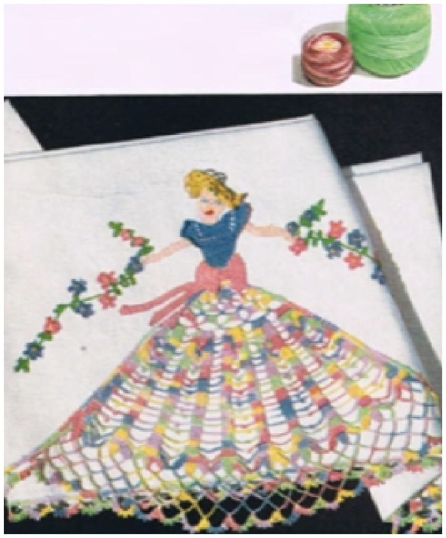 PATTERN #0554 MARY, MARY, QUITE CONTRARY VINTAGE CROCHET