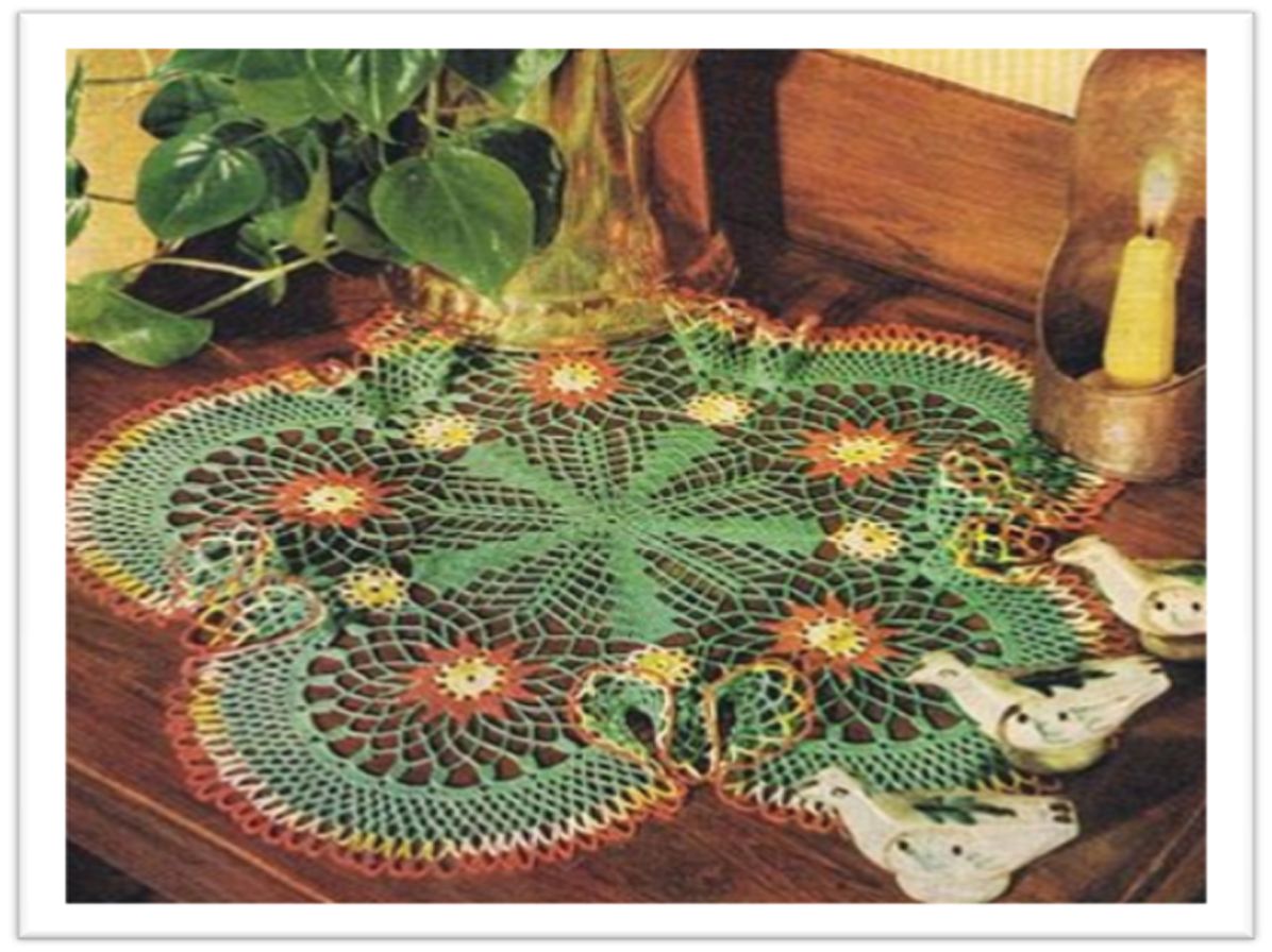 PATTERN #0557 FLOWER POWER VINTAGE CROCHET