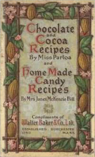 Chocolate and Cocoa Recipes, and Home Made Candy Recipes: Plain Chocolate (For Drinking), Chocolate, Vienna Style, Breakfast Cocoa, Chocolate Layer Cake, Chocolate Cake, Chocolate Marble Cake, Chocolate Glac&eacute; Cake, Chocolate Glac&eacute;, and more.