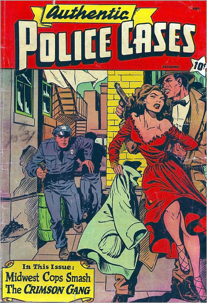 Authentic Police Cases Number 10 Crime Comic Book