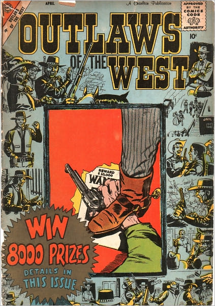 Outlaws Of The West Number 19 Western Comic Book