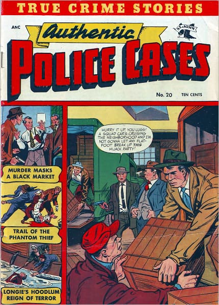 Authentic Police Cases Number 20 Crime Comic Book