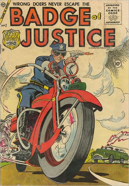 Badge Of Justice Number 2 Crime Comic Book