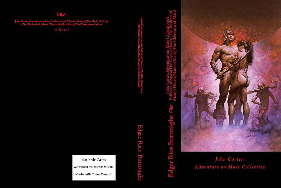 John Carter:Adventure on Mars Collection(A Princess of Mars)(The Gods of Mars)(The Warlord of Mars)(Thuvia,Maid of Mars)(The Chessman of Mars)