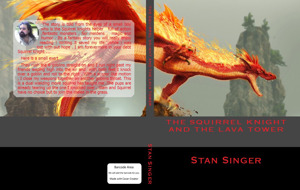 Fantasy: The Squirrel Knight and the Lava Tower( Illustrated )