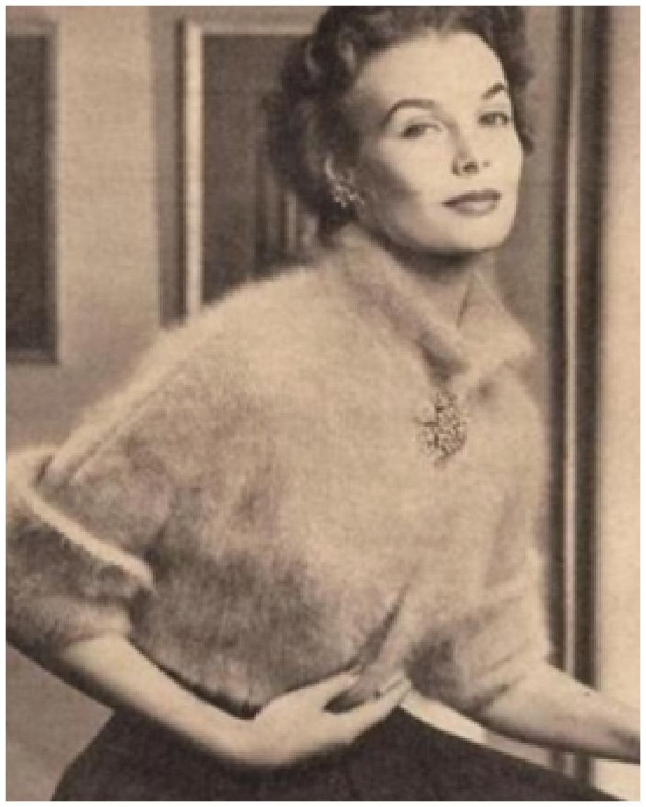 PATTERN #0582 ANGORA SPENCER VINTAGE KNITTING