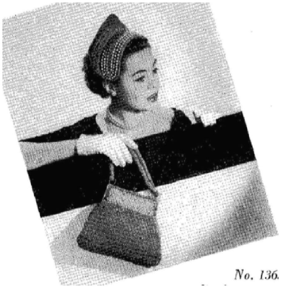 PATTERN #0592 FIRST NIGHTER VINTAGE KNITTING