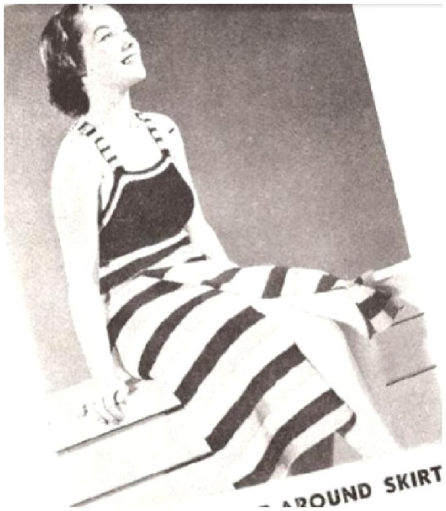 PATTERN #0597 BATHING SUIT VINTAGE KNITTING