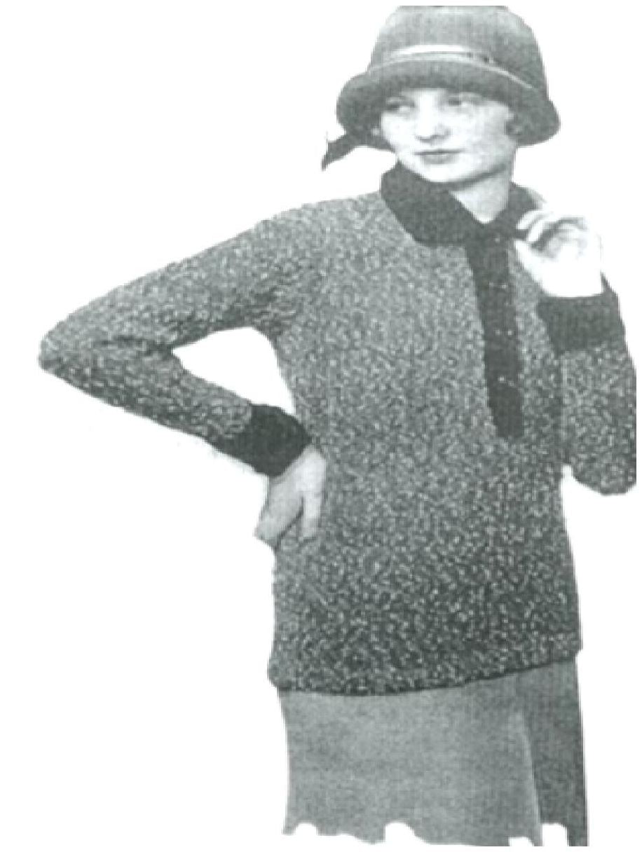 PATTERN #0600 OAKLYN SWEATER VINTAGE KNITTING