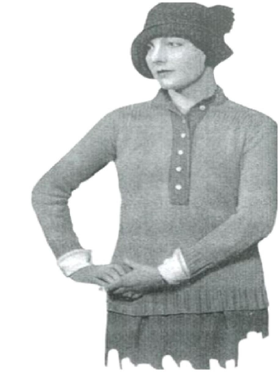 PATTERN #0604 CLINTON SWEATER VINTAGE KNITTING