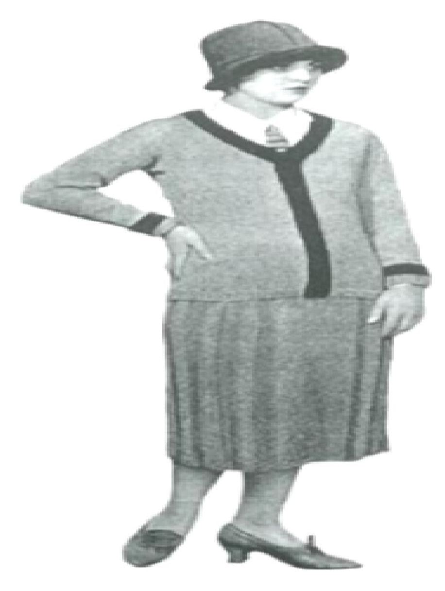 PATTERN #0619 LYNDALE SKIRT VINTAGE KNITTING