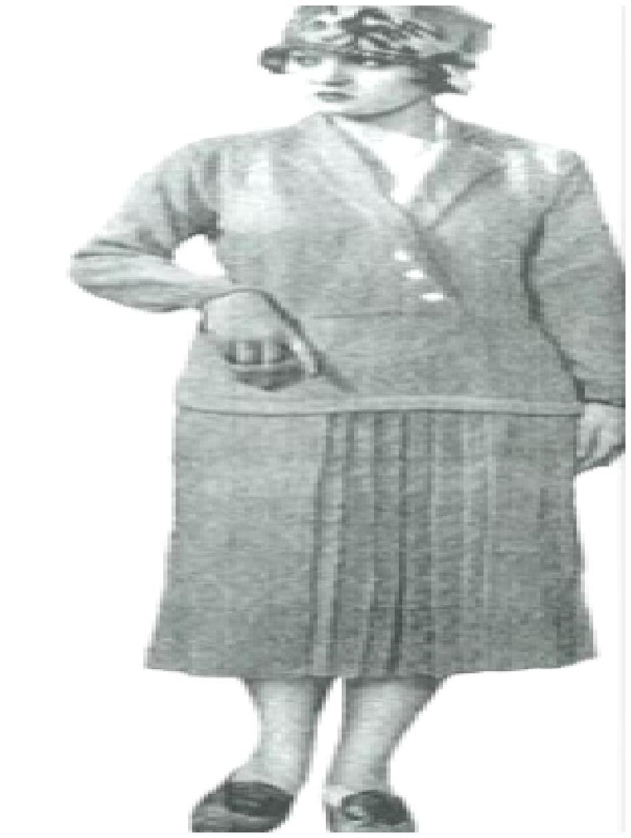 PATTERN #0621 ROSCOMBE SKIRT VINTAGE KNITTING